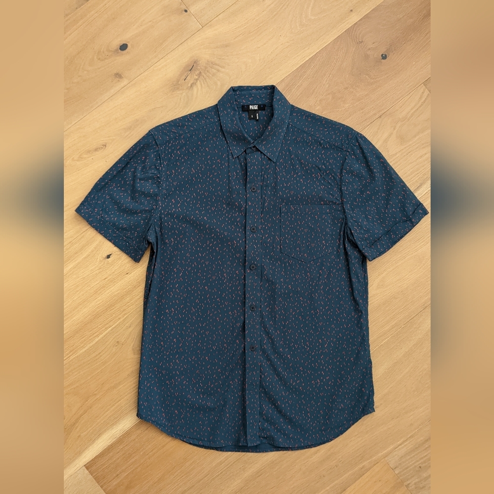 Paige short sleeve print shirt